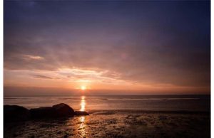 Фотообои Закат на море