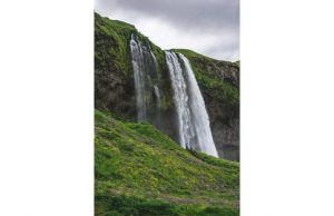 Фотообои Водопад и зелень