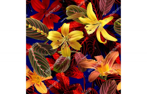 Фотообои Яркие лилии