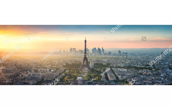 Фотообои Вид сверху - панорама Парижа