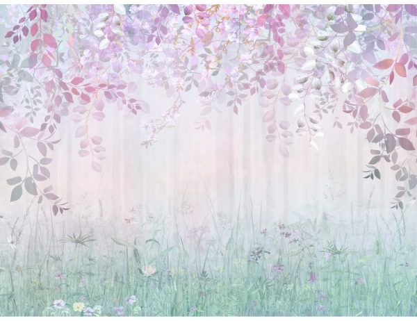 Фотообои Райский розовый сад вариант 2